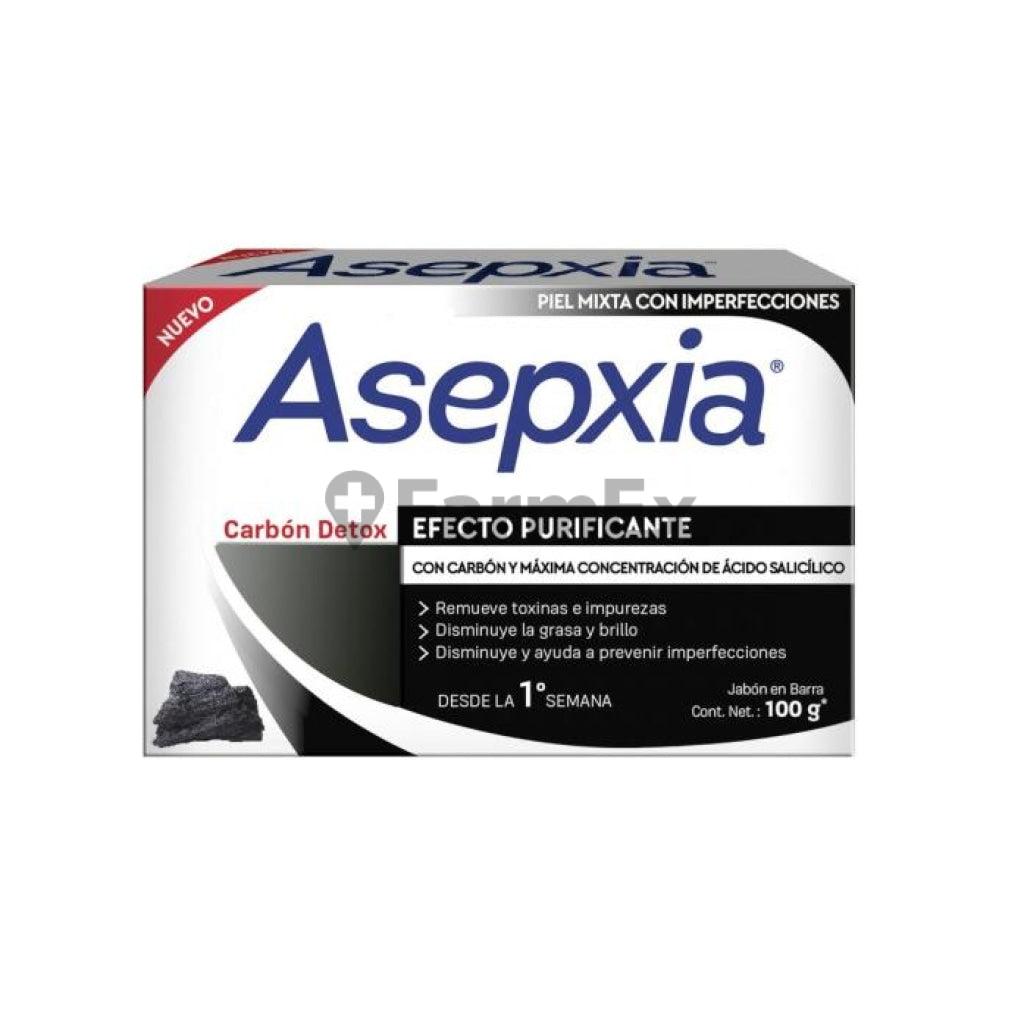 Asepxia® Carbon Detox - Piel Mixta con Imperfecciones x 100 g Genomma